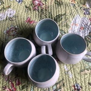 Casafina Fine Stoneware 4 Ibiza Sea 14 oz Mugs